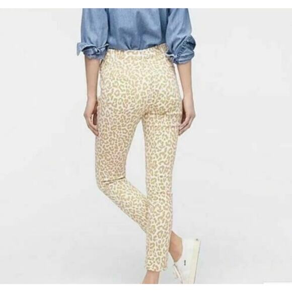 J.Crew Safari Leopard High-Rise Jeans 29 - Picture 2 of 13
